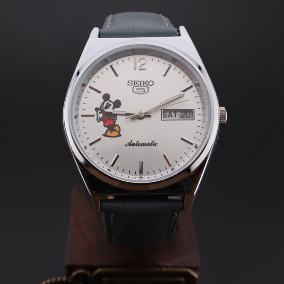 Vintage Seiko Mickey Mouse Automatic Japanese Movement D/D Men's Wrist Watch - Picture 3 of 14